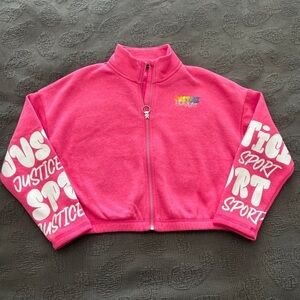 Justice Girls J-Sport Active Full Zip Sweatshirt